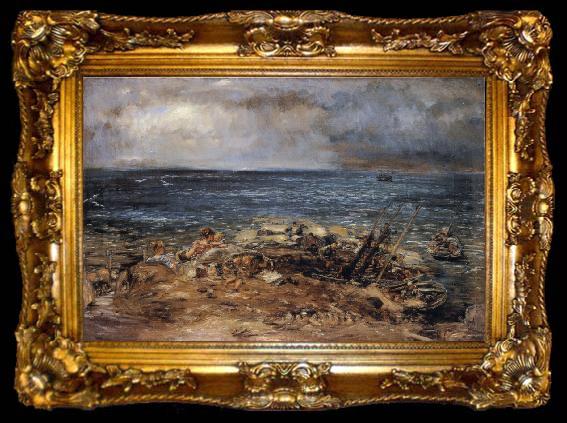 framed  William Mctaggart The Emigrants, ta009-2